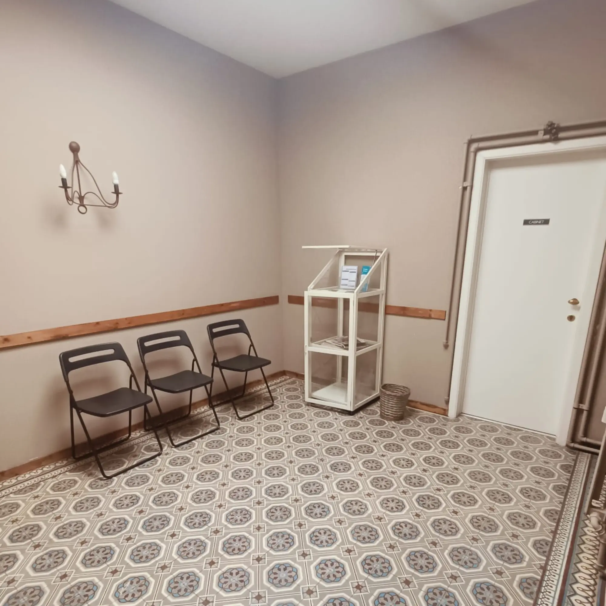 Salle d'attente cabinet Jodoigne