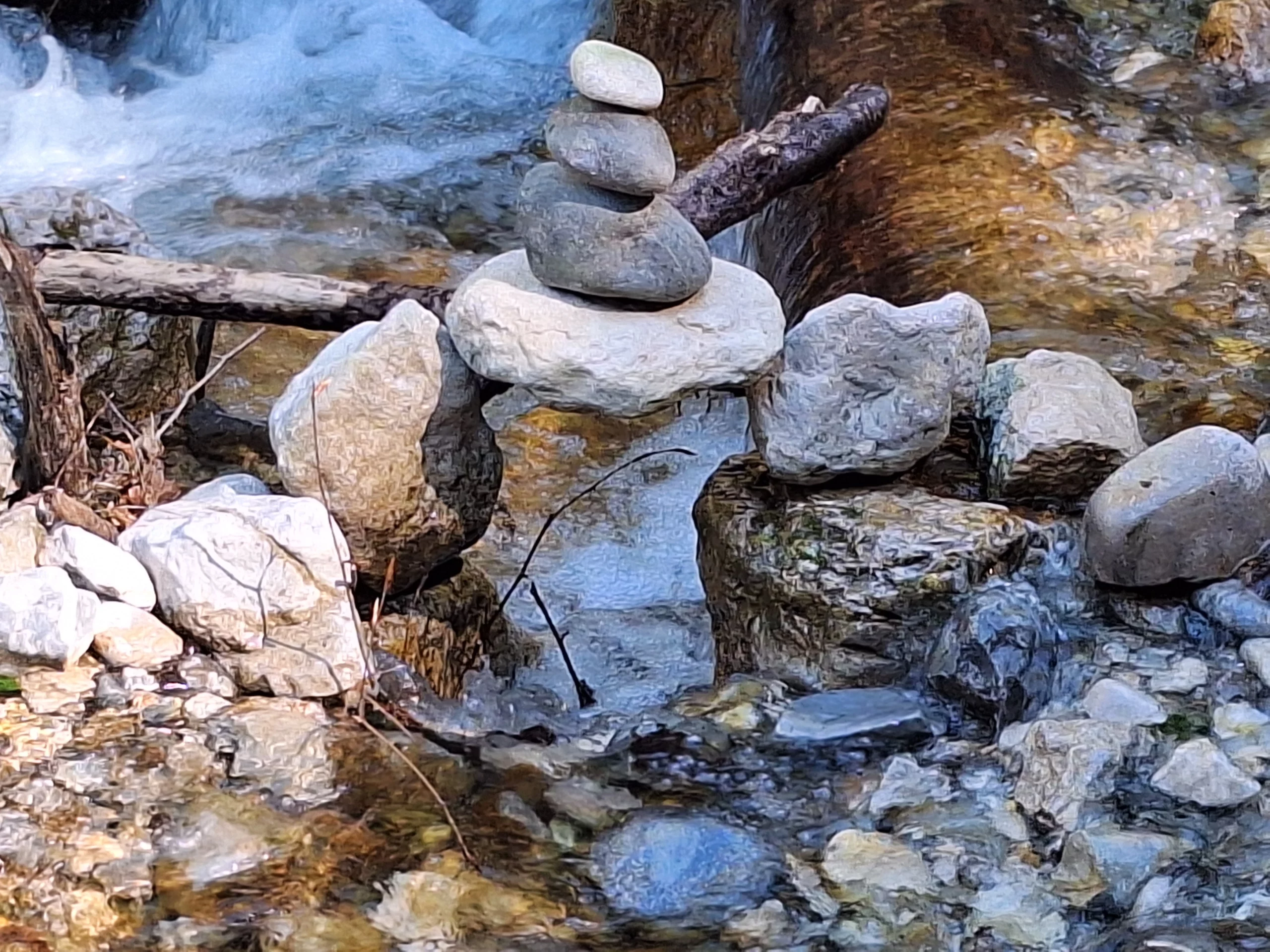 Torrent pierres